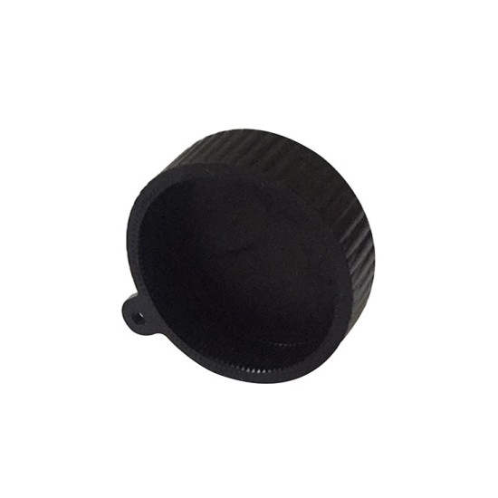 Rifle scope eyepiece cap