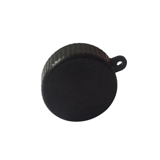 Rifle scope eyepiece cap